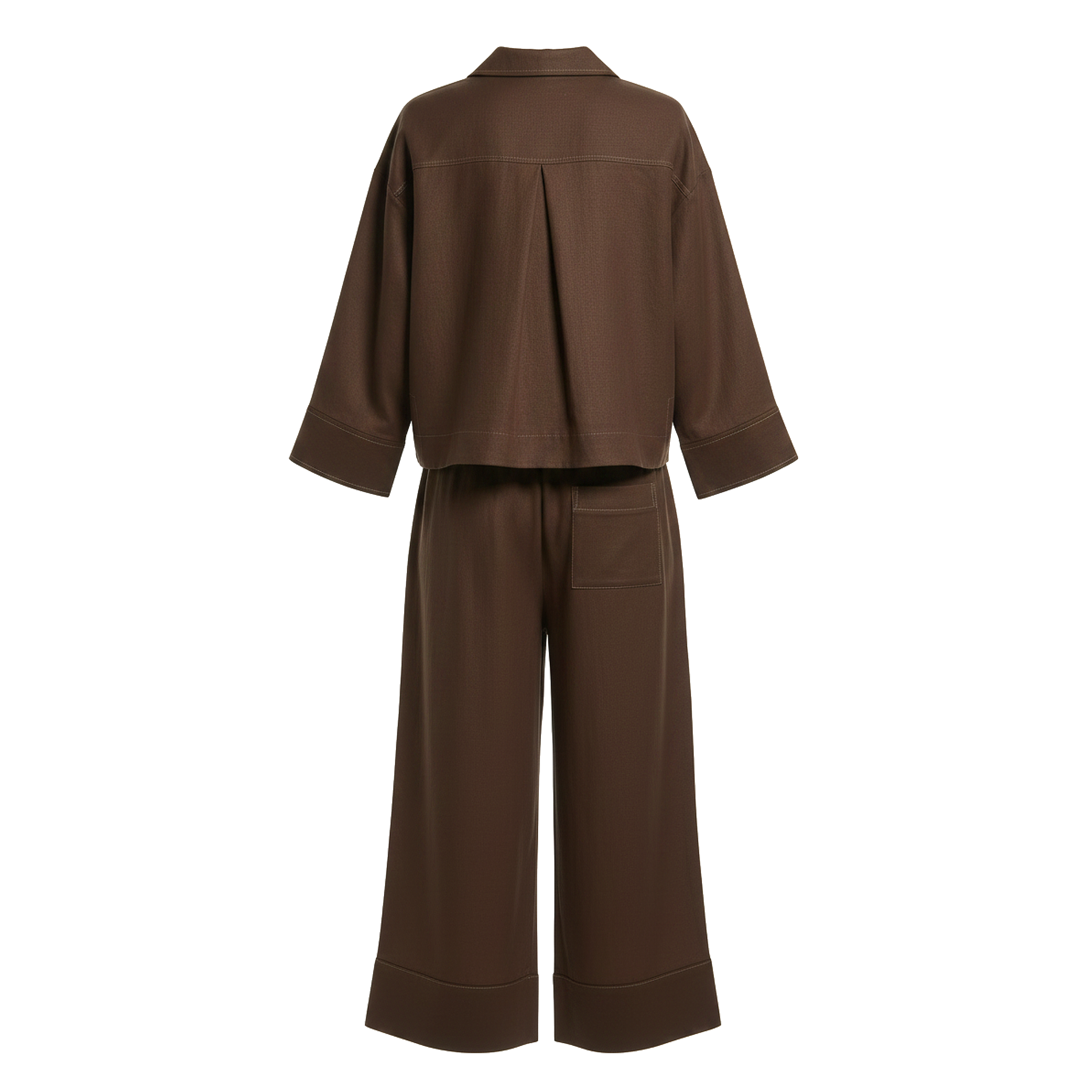 Tara Linen Boxy Shirt & Culotte Set