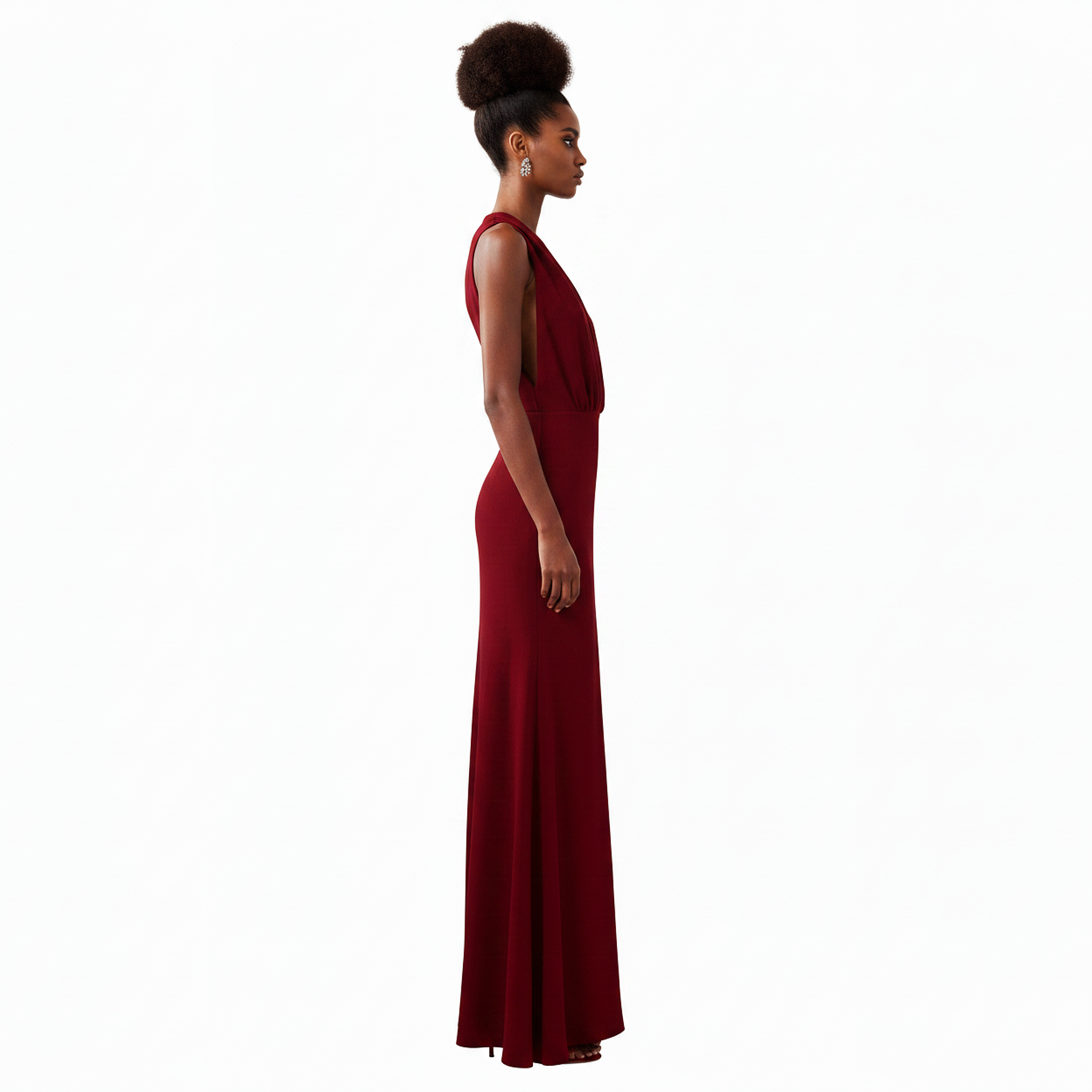 Aasma Maxi Silk Crepe Dress