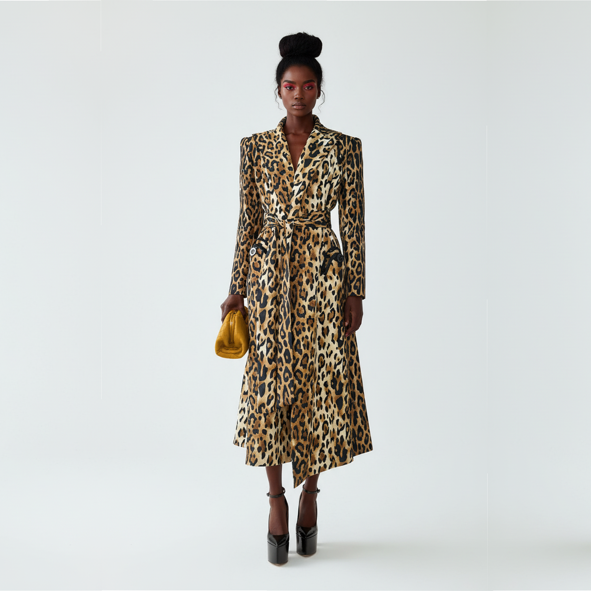 Uju Leopard Print Coat