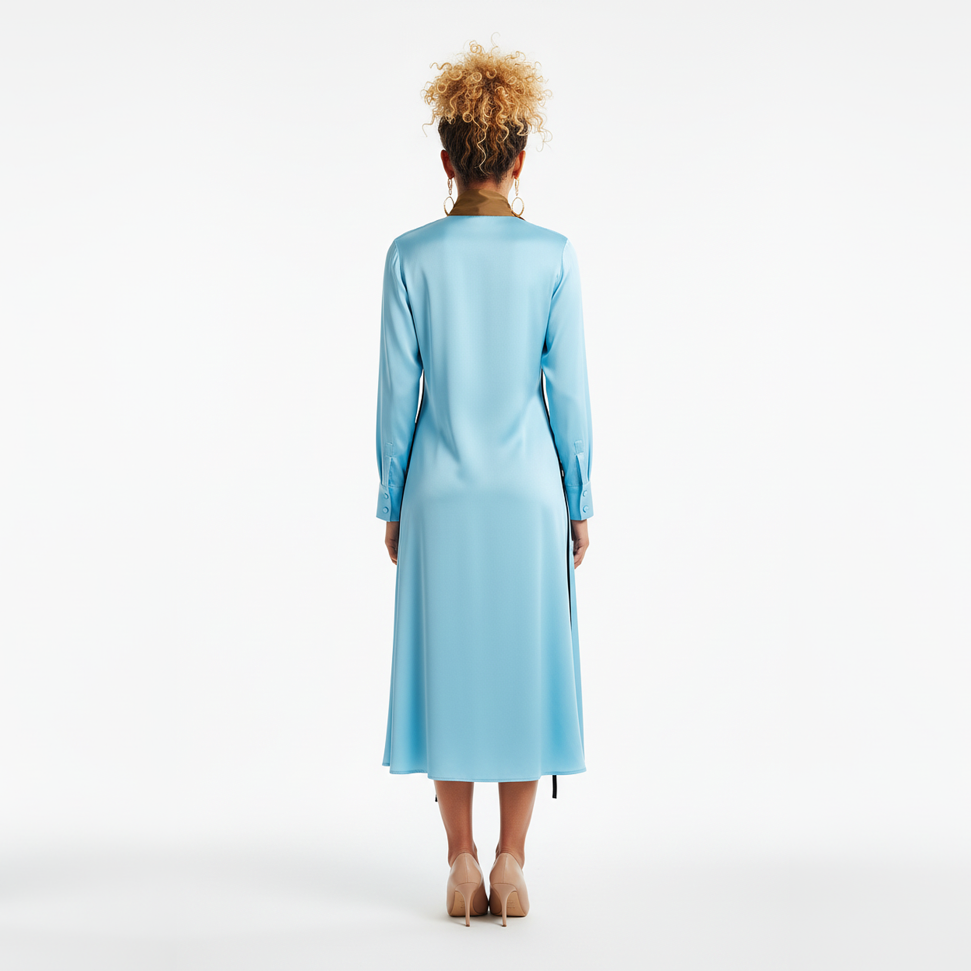 Cordelia Silk Shirt Dress