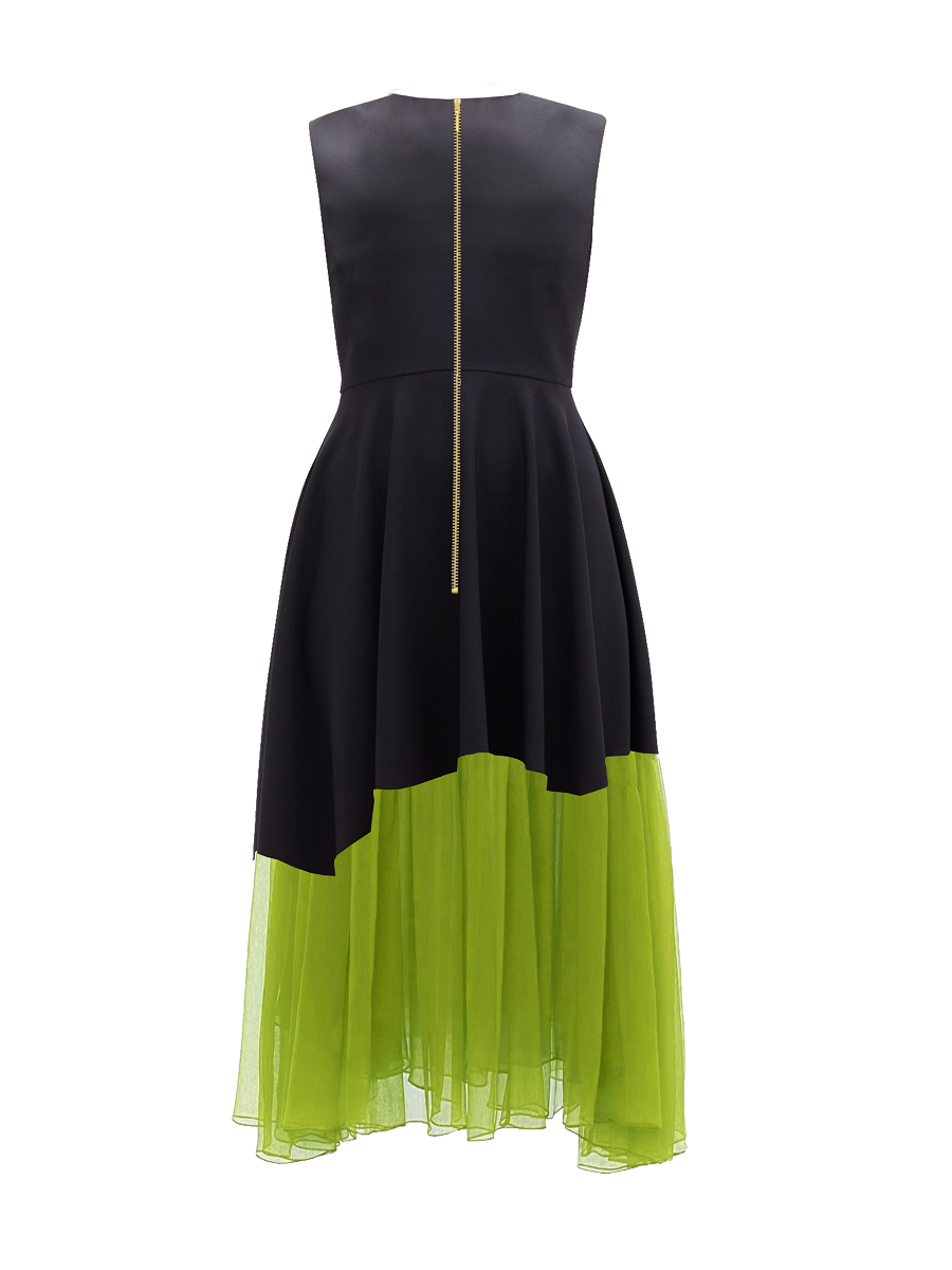 Model wearing a Maison Aria Dress
