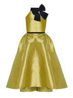 Valentina Magenta Bow Couture Dress