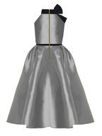 Valentina Magenta Bow Couture Dress