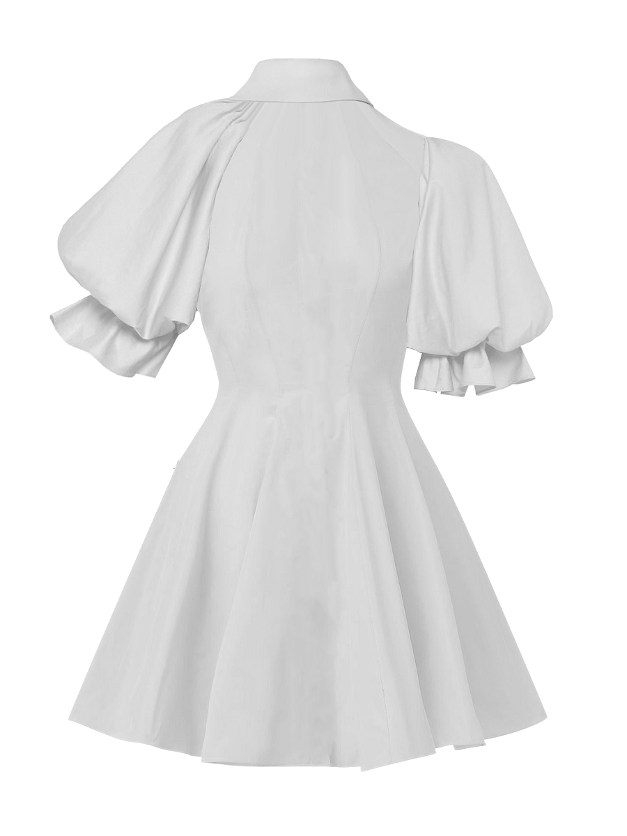 Mini-robe évasée en coton July