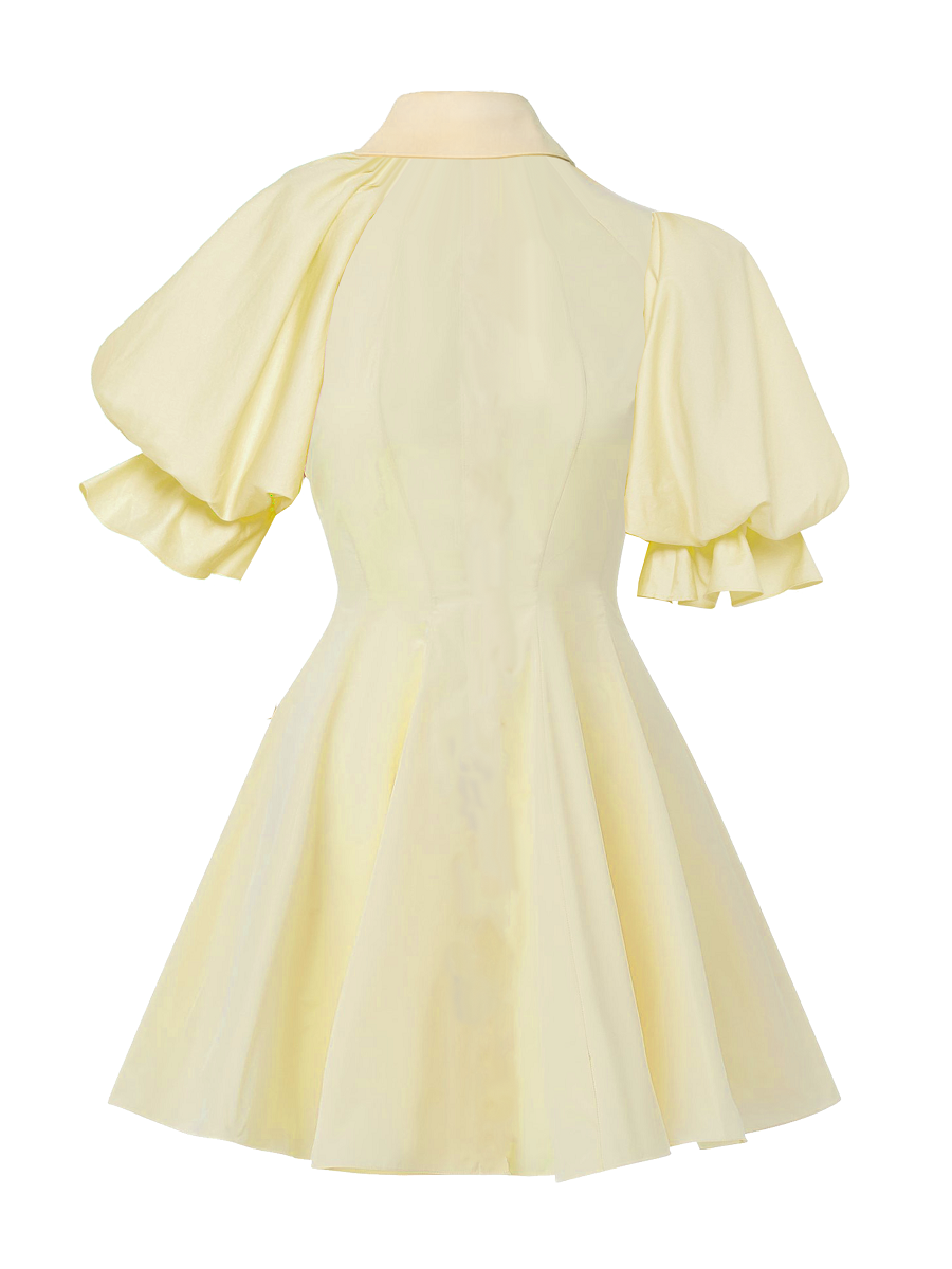 Mini-robe évasée en coton July