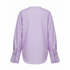 Lavender shirt on a white background