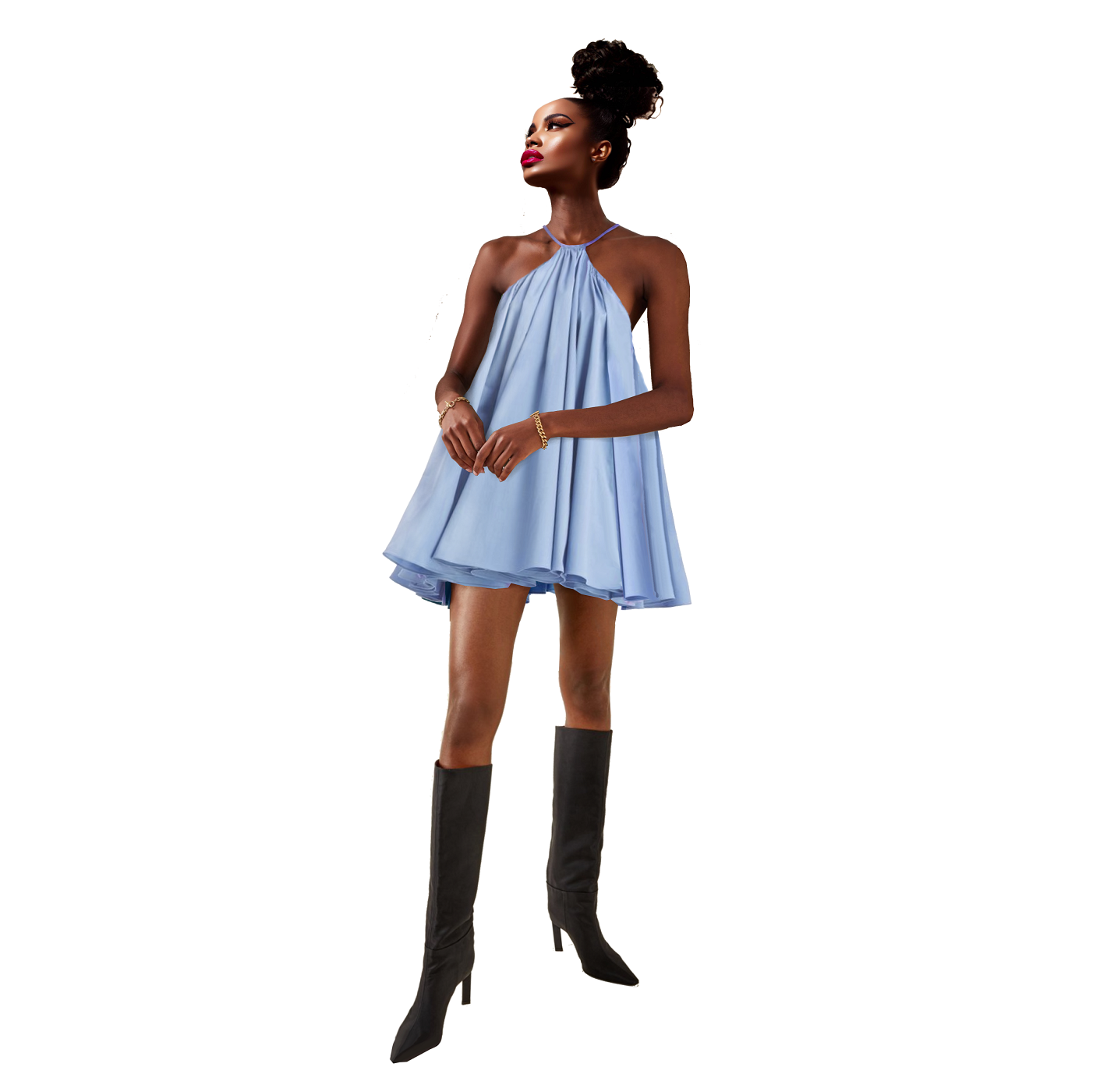 Sunny Full Flared Slip Dress