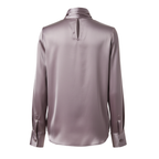 Silky lavender shirt on a white background