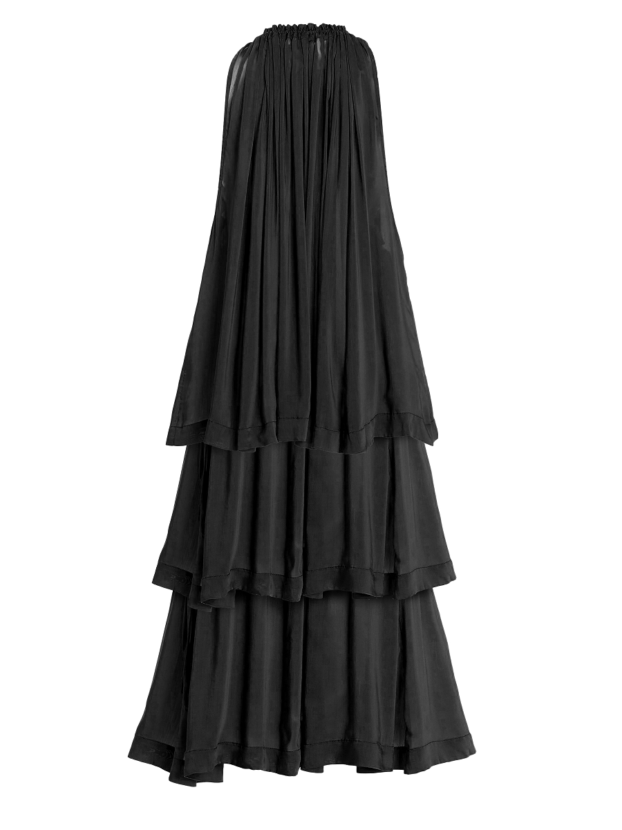 Model wearing a Maison Aria Dress