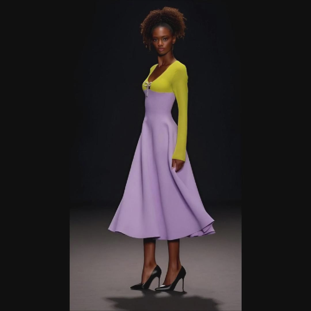 Amirah Midi Flared Dress