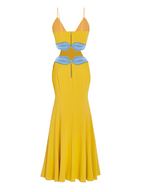 Raina Maxi Crepe Dress