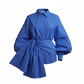 Nia Bloom Wrap Knot Blouse