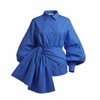 Nia Bloom Wrap Knot Blouse