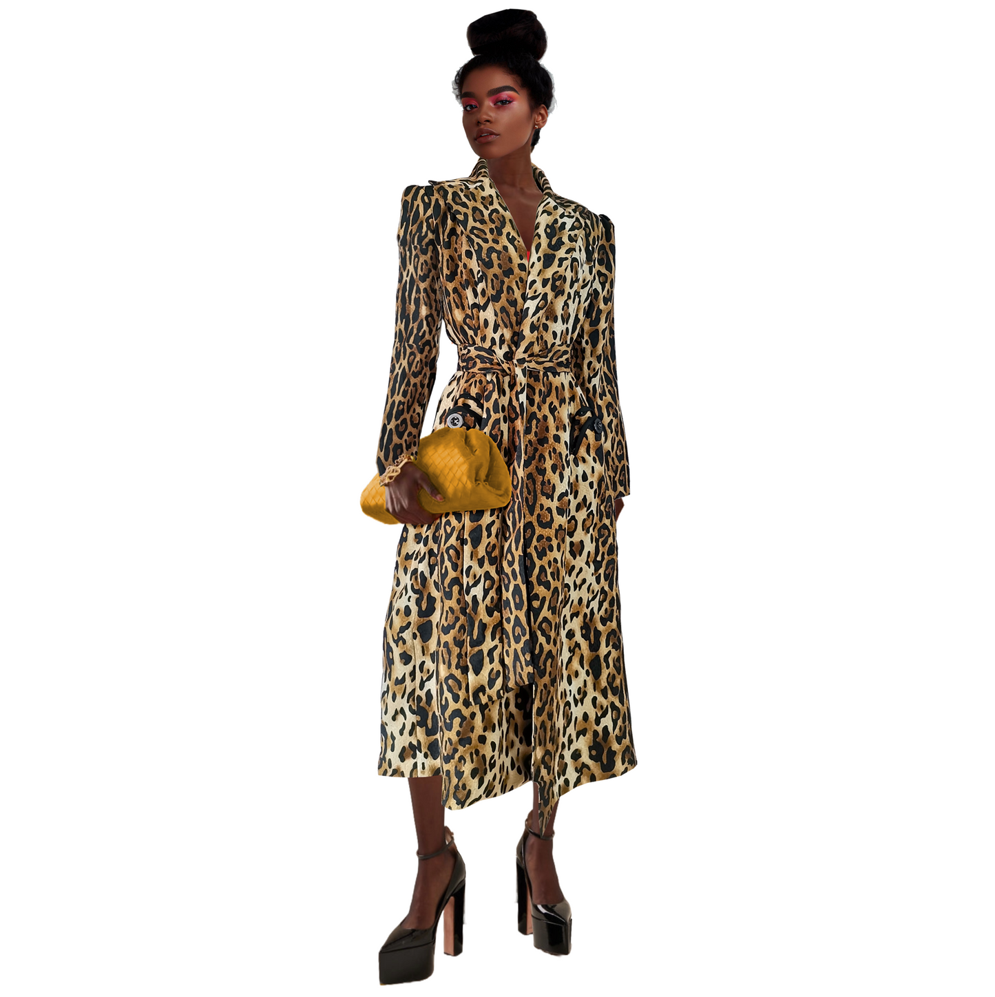 Uju Leopard Print Coat