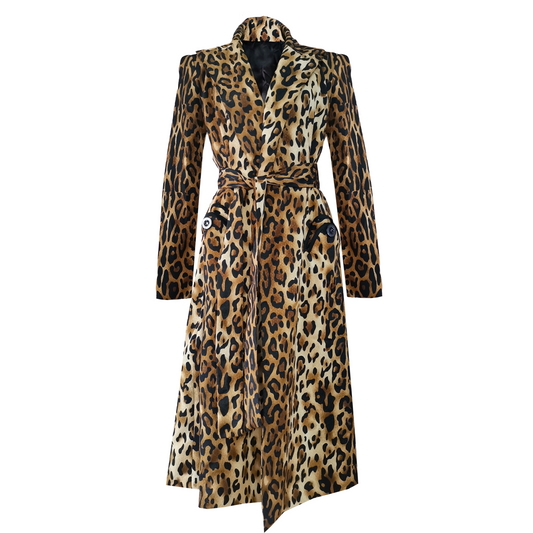 Uju Leopard Print Coat