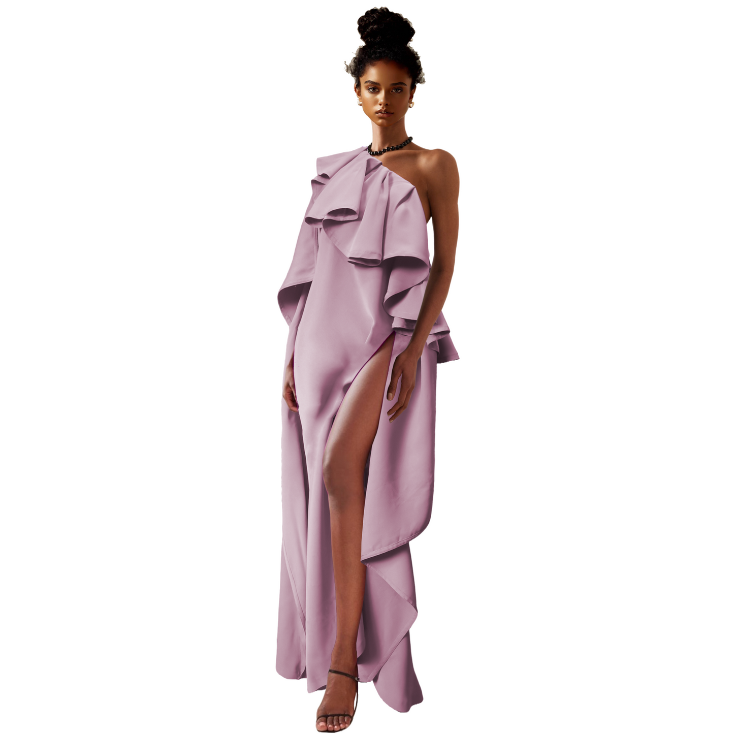 Goddess Draped Maxi Caftan Dress