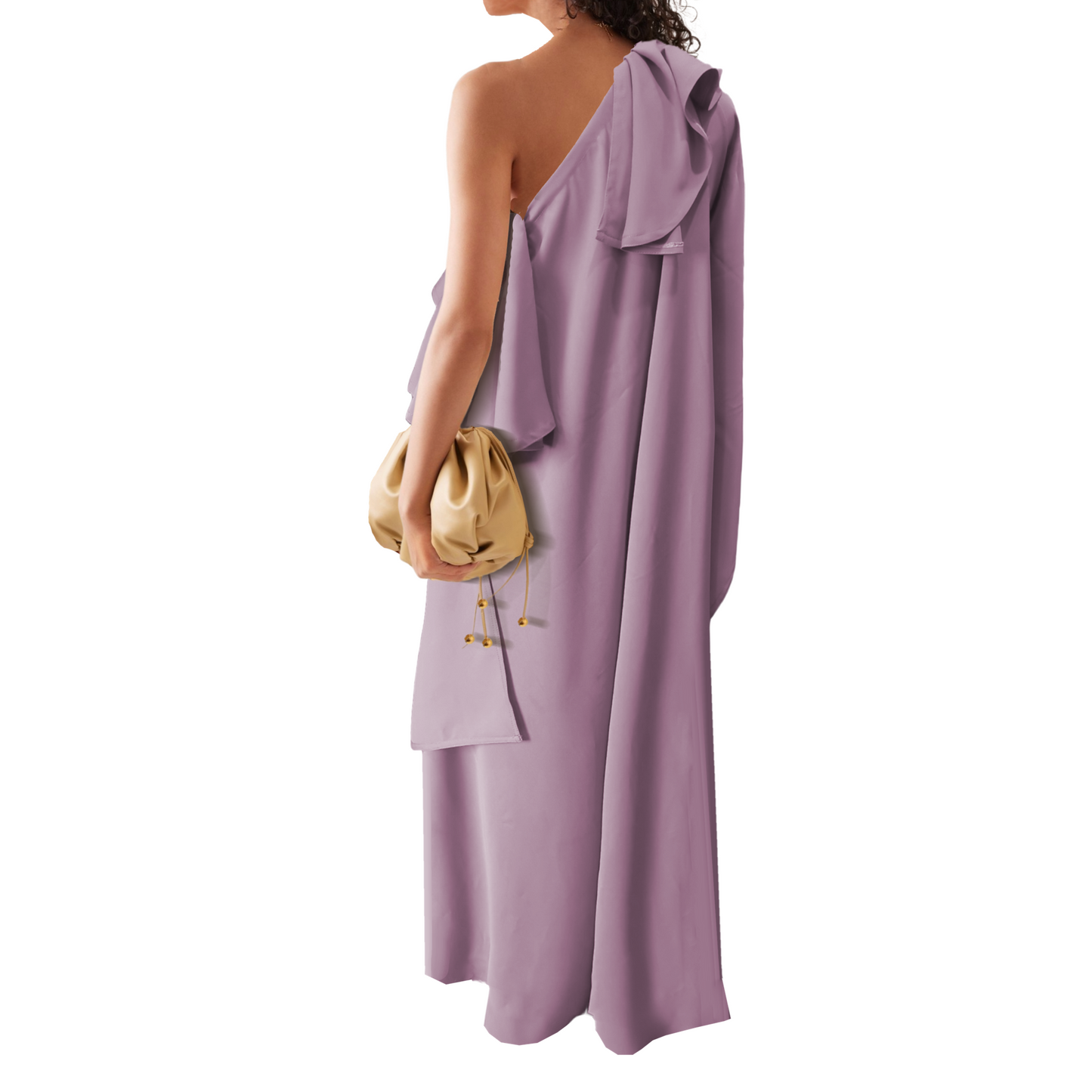 Goddess Draped Maxi Caftan Dress