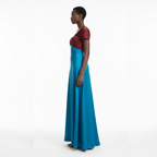 Yasmin Maxi Silk Slip Dress
