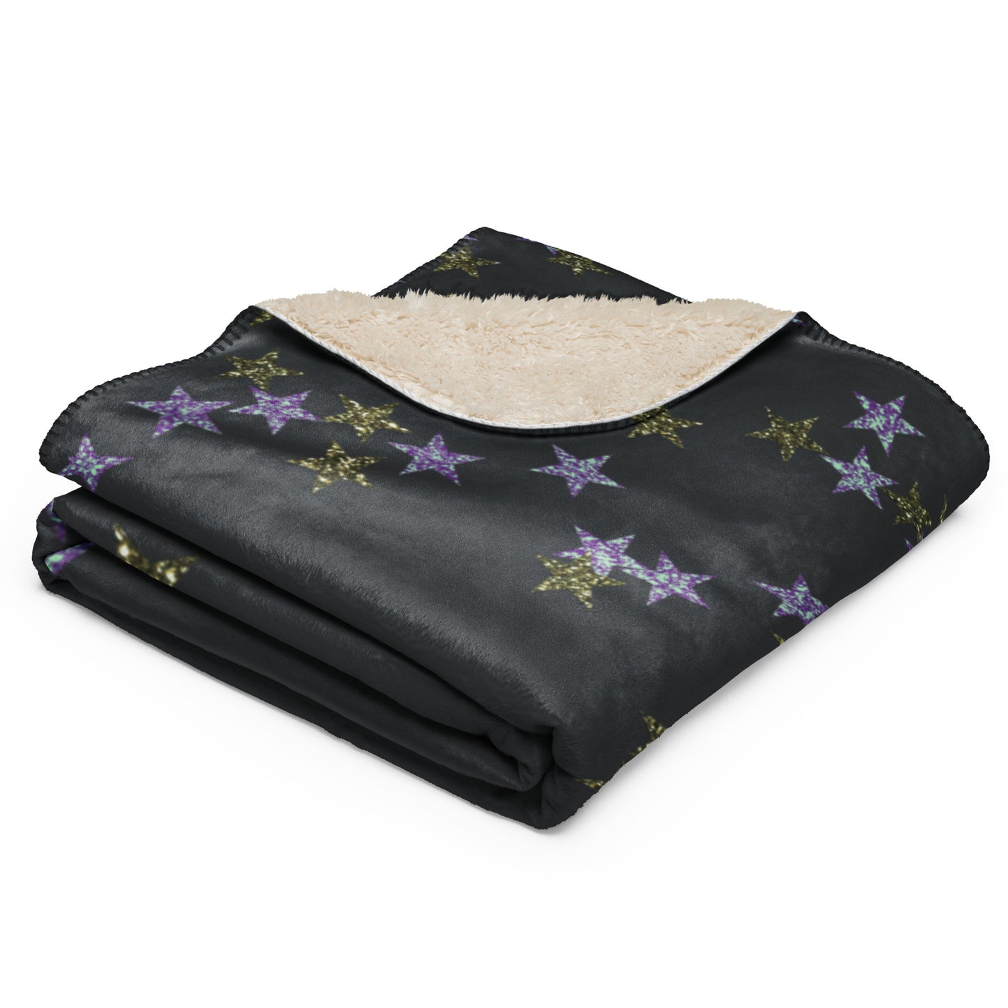 Starry Field Sherpa Blanket