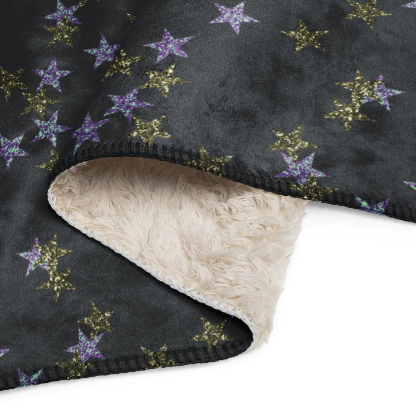 Starry Field Sherpa Blanket