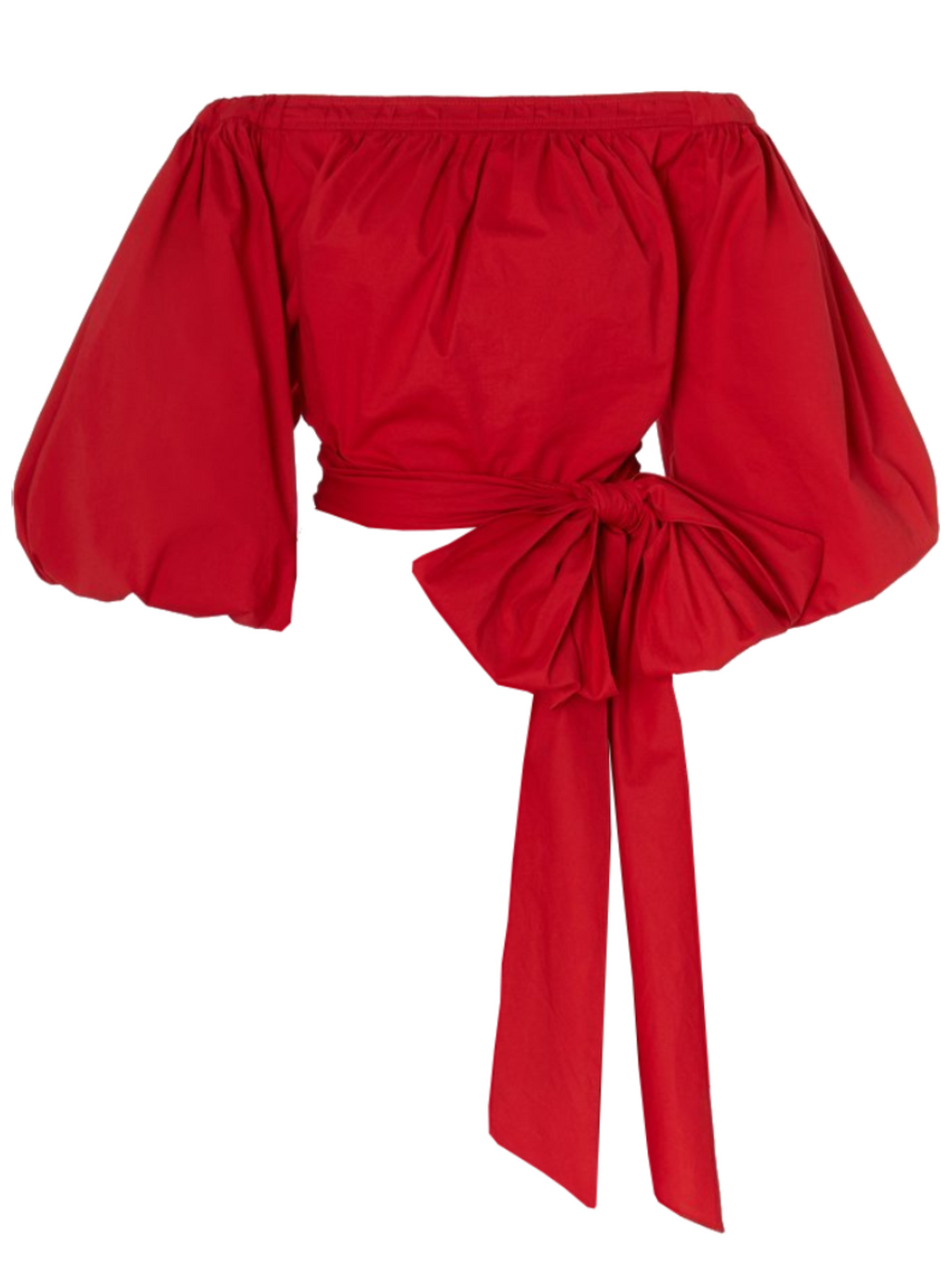 Miku Cropped Off-Shoulder Blouse