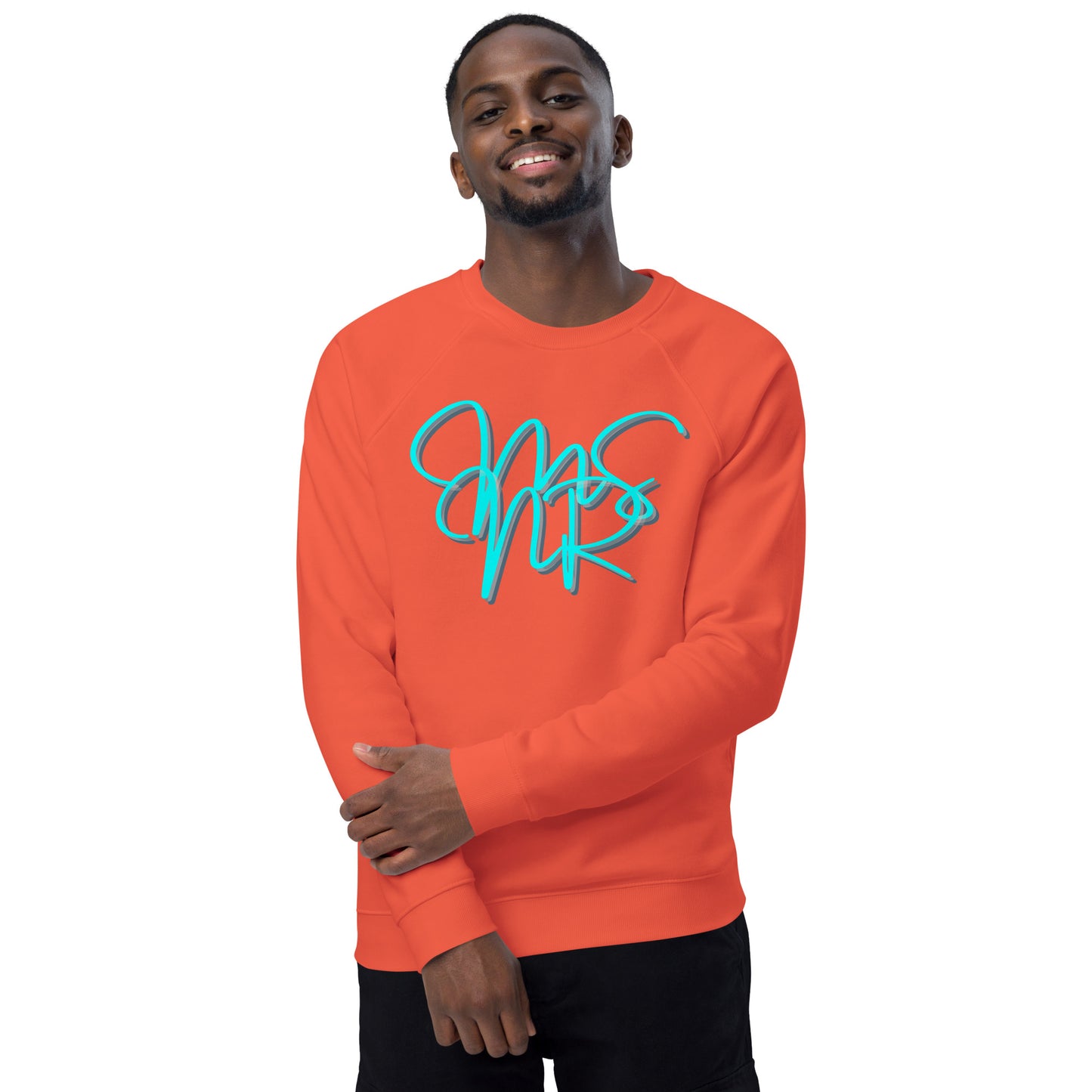 Cyan Signature Sweat raglan bio unisexe