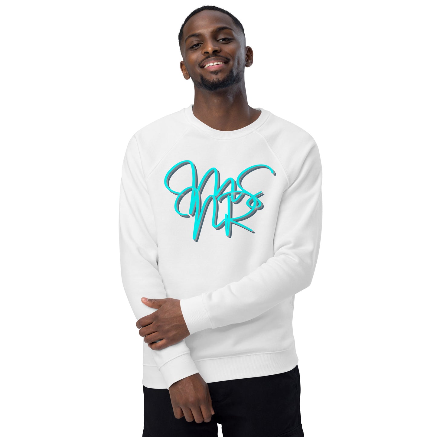 Cyan Signature Sweat raglan bio unisexe