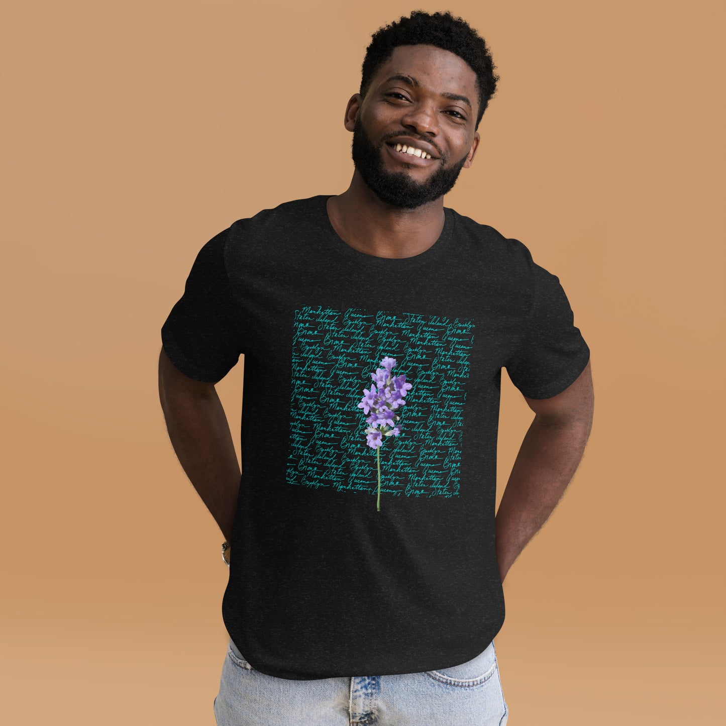 Hyacinth Print Unisex t-shirt