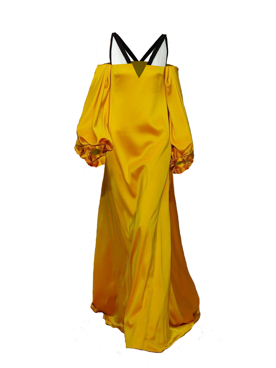 Vogue Daisy Silk Maxi Dress