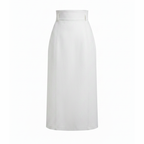 White skirt on a white background