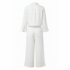 Tara Linen Boxy Shirt & Culotte Set