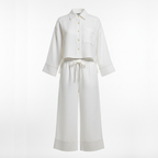 Tara Linen Boxy Shirt & Culotte Set