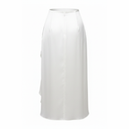 White skirt on a white background
