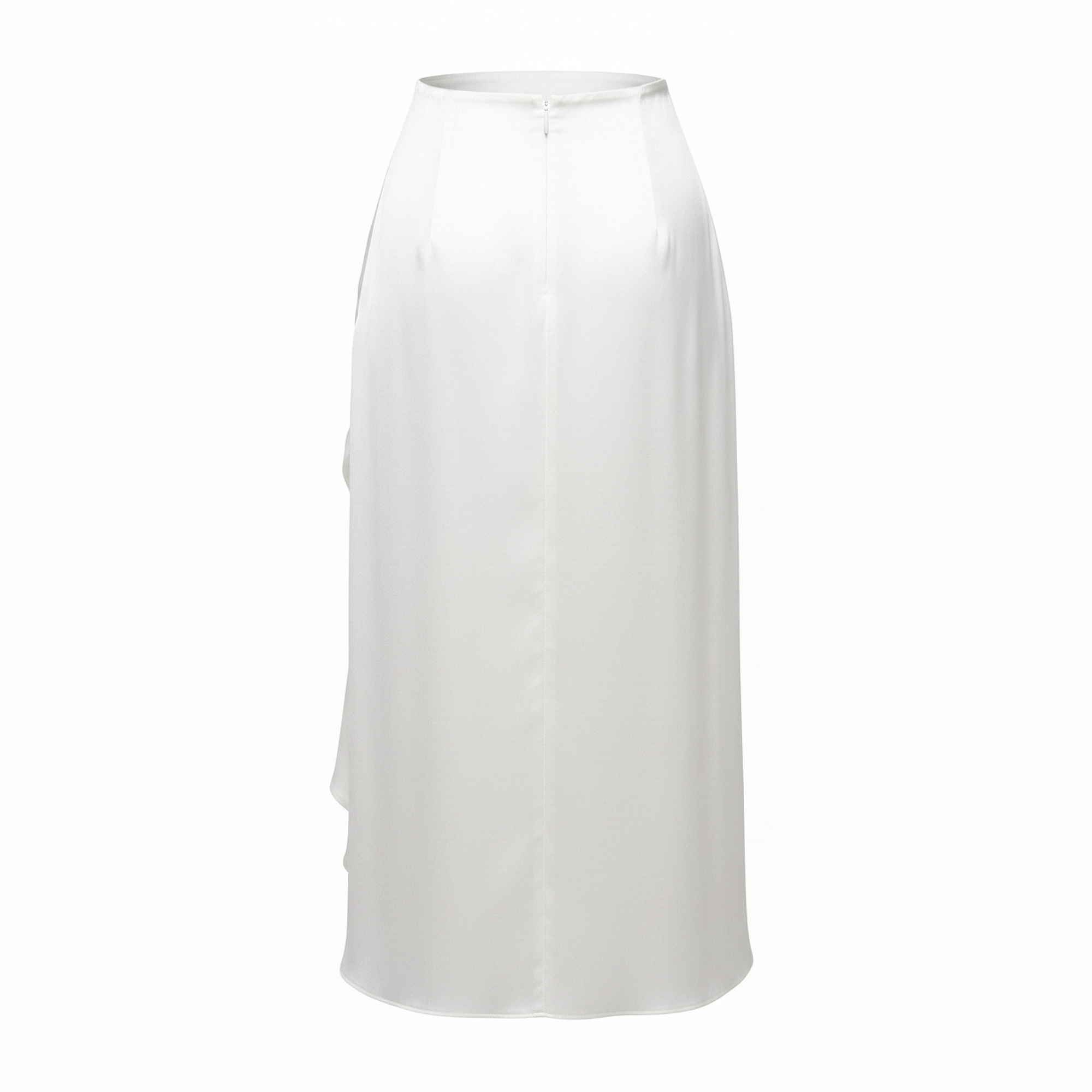 White skirt on a white background