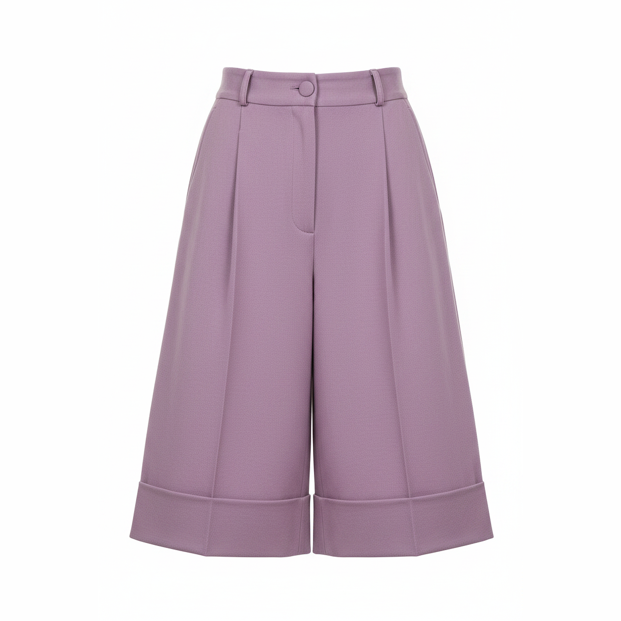 Purple wide-leg pants on a white background
