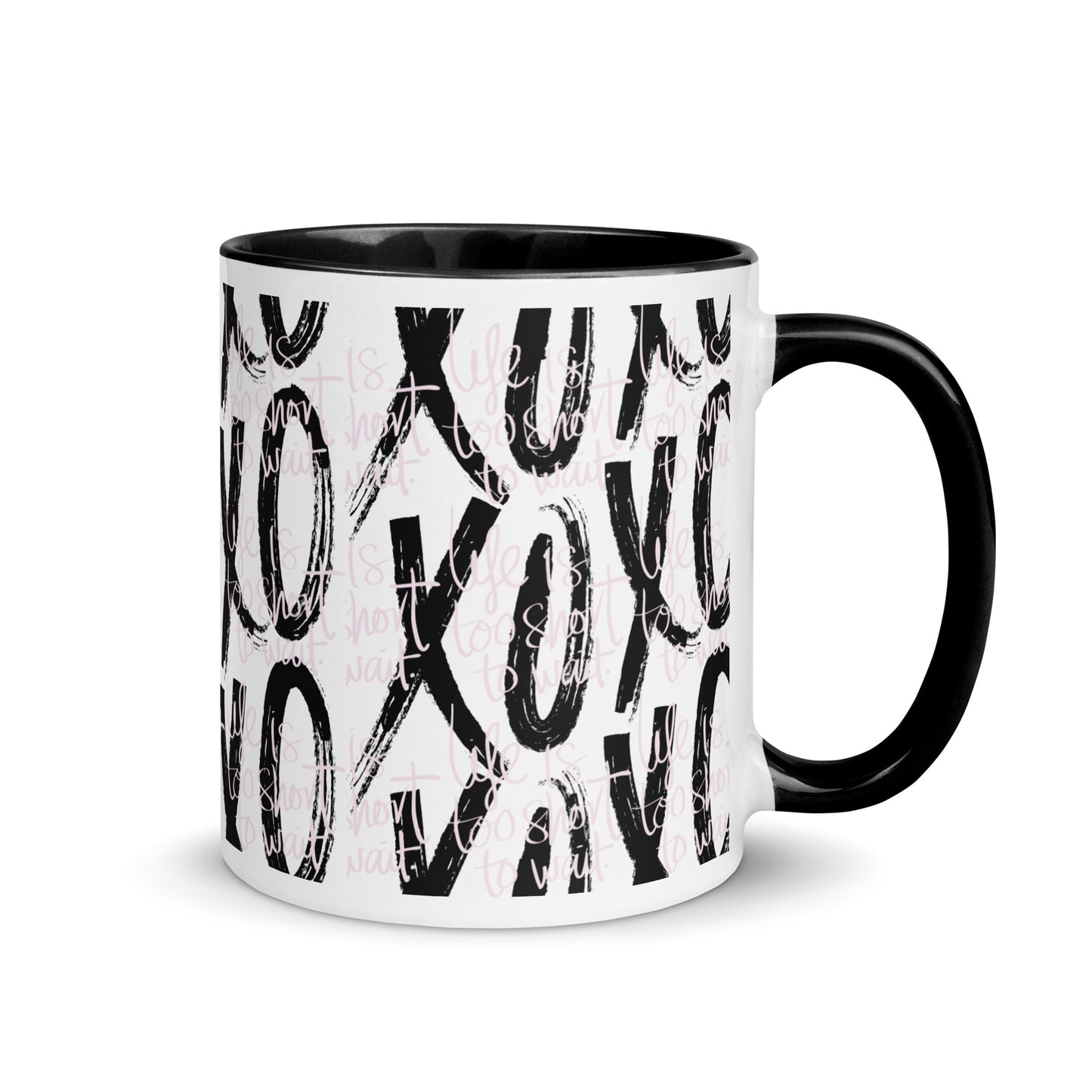 XOXO Bold Mug avec couleur à l'intérieur