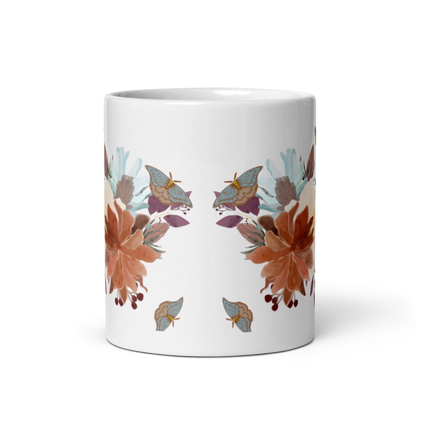 Autumn White glossy mug