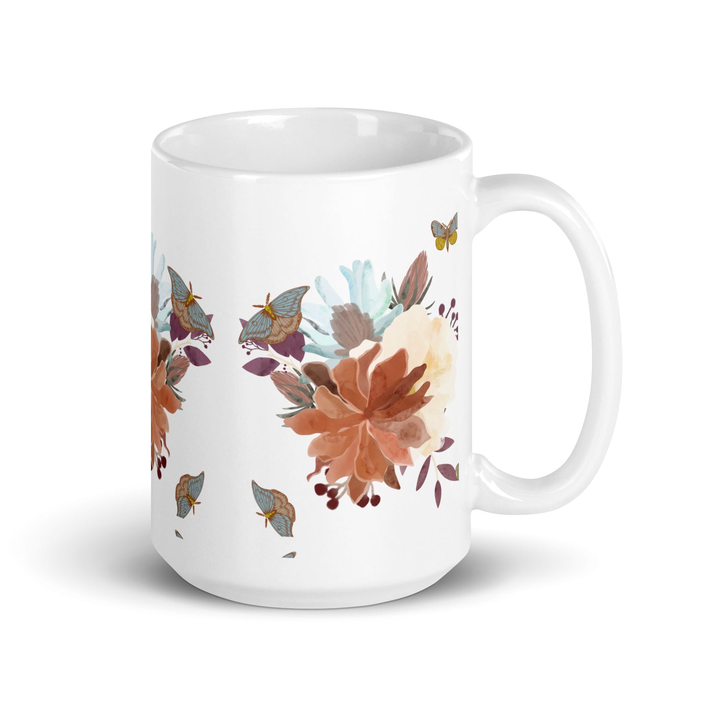 Autumn White glossy mug
