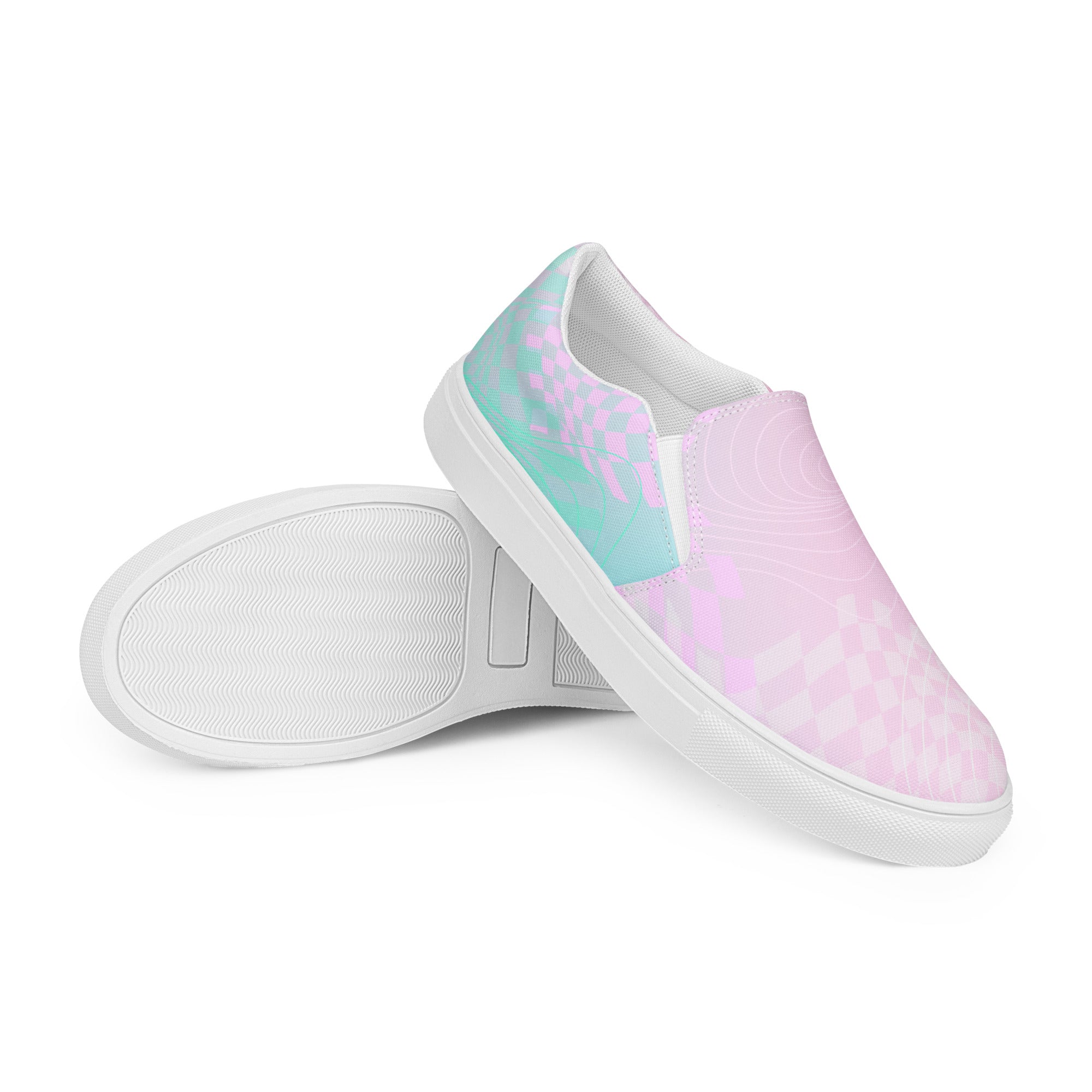 Cotton Candy Women’s slip-on canvas shoes
